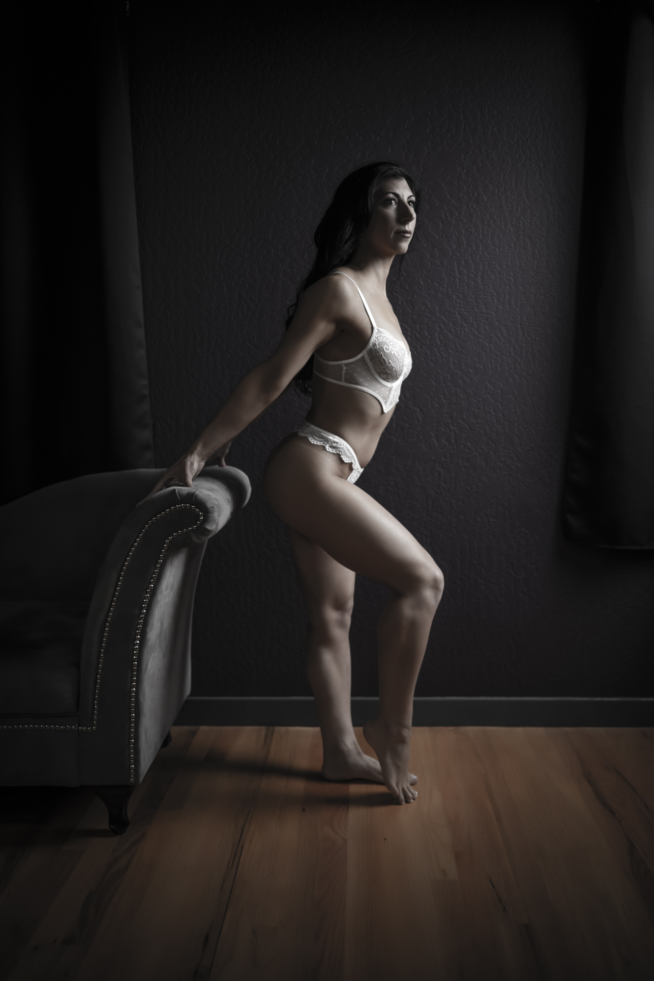 Showing off those fitness gains! example 1
